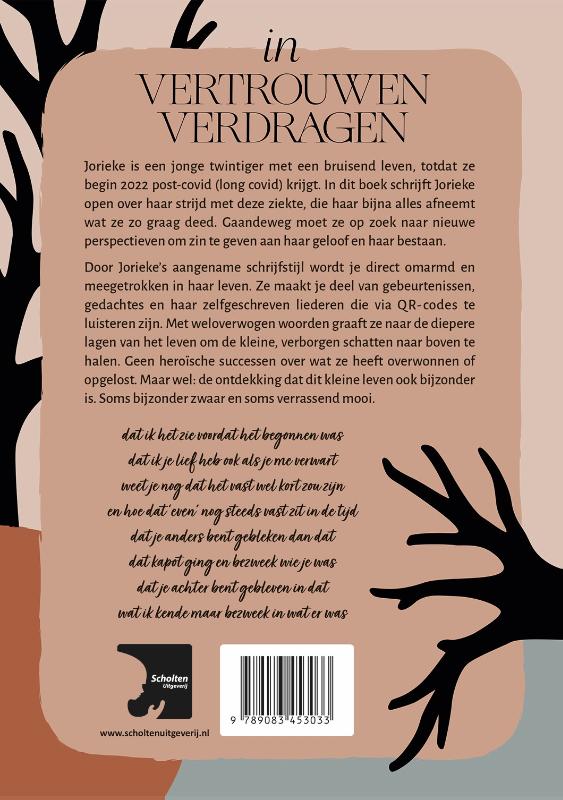 Achterkant van In vertrouwen verdragen