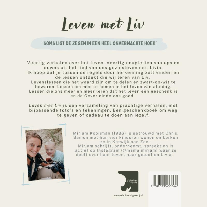 Achterkant van Leven met Liv