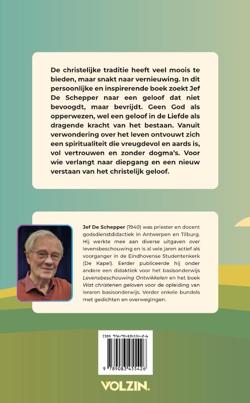 Achterkant van Vreugdevol vertrouwen