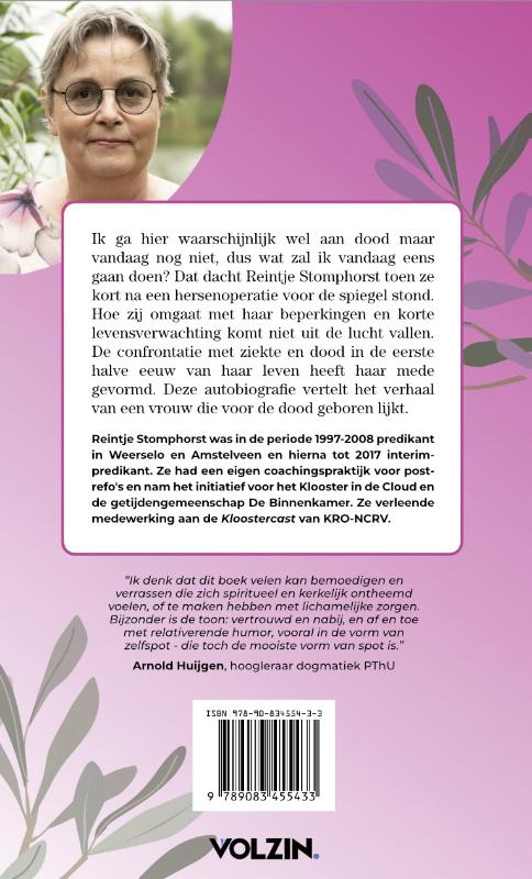 Achterkant van Voor de dood geboren