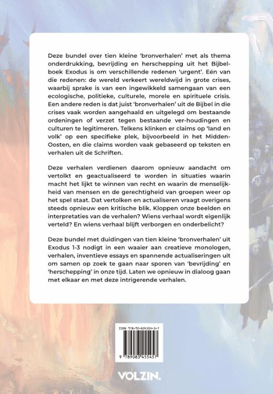 Achterkant van Sporen van onderdrukking, bevrijding en herschepping in Exodus 1-3