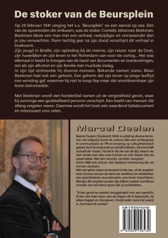 Achterkant van De stoker van de Beursplein