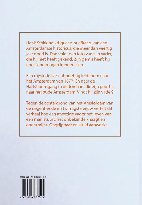Achterkant van De wezen van Amsterdam