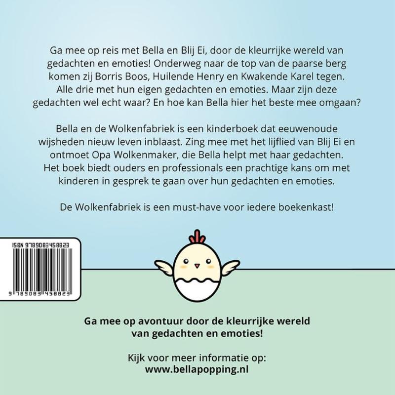 Achterkant van Bella Popping en de Wolkenfabriek