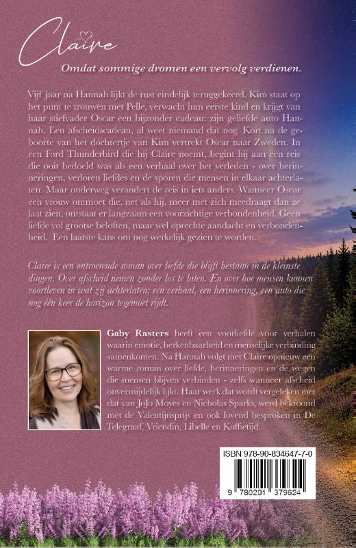 Achterkant van Claire