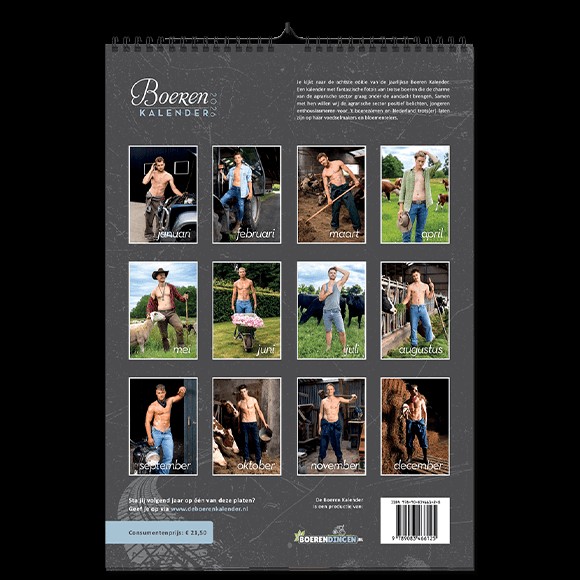Achterkant van Boeren Kalender 2026