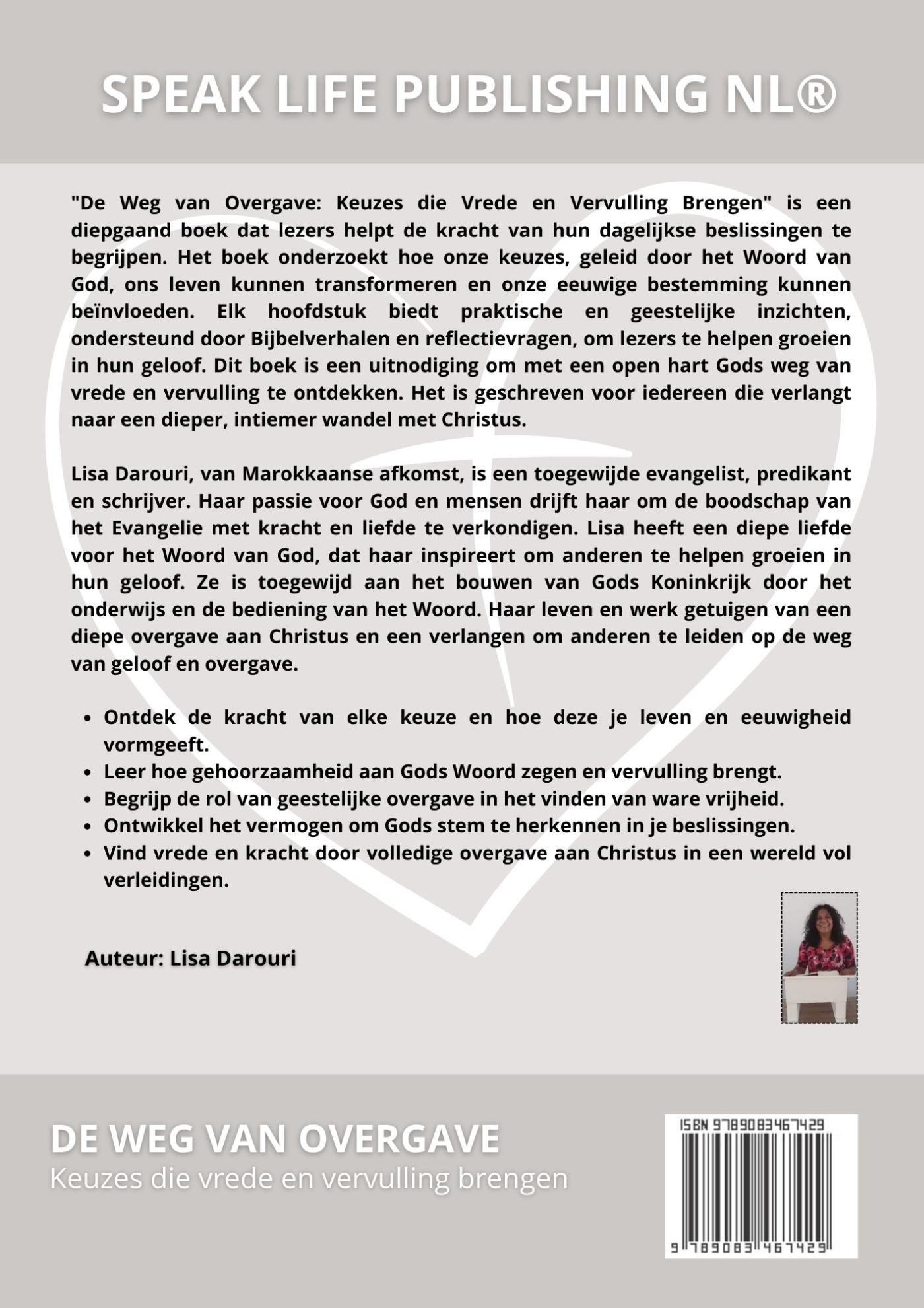 Achterkant van De weg van overgave