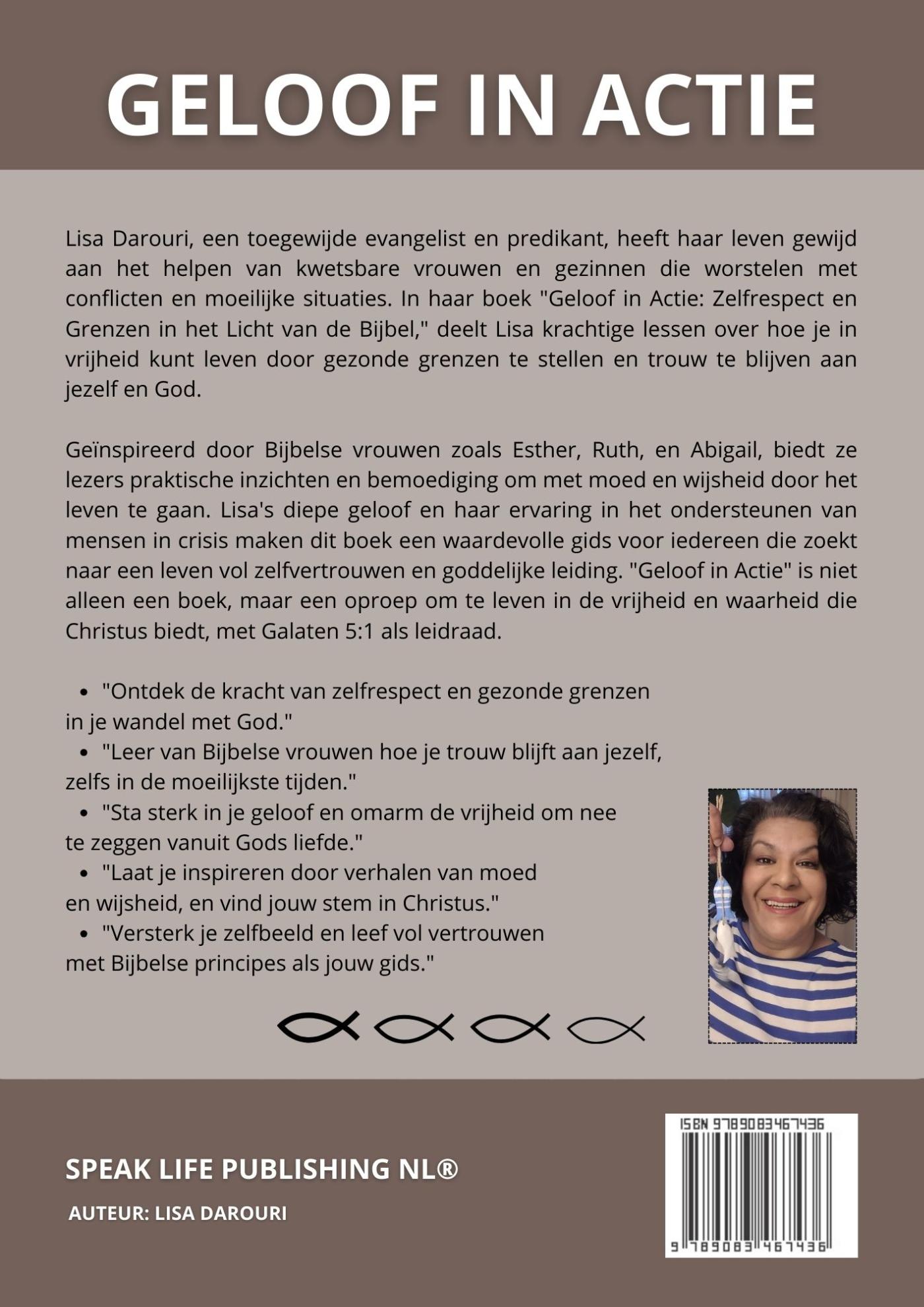 Achterkant van Geloof in actie