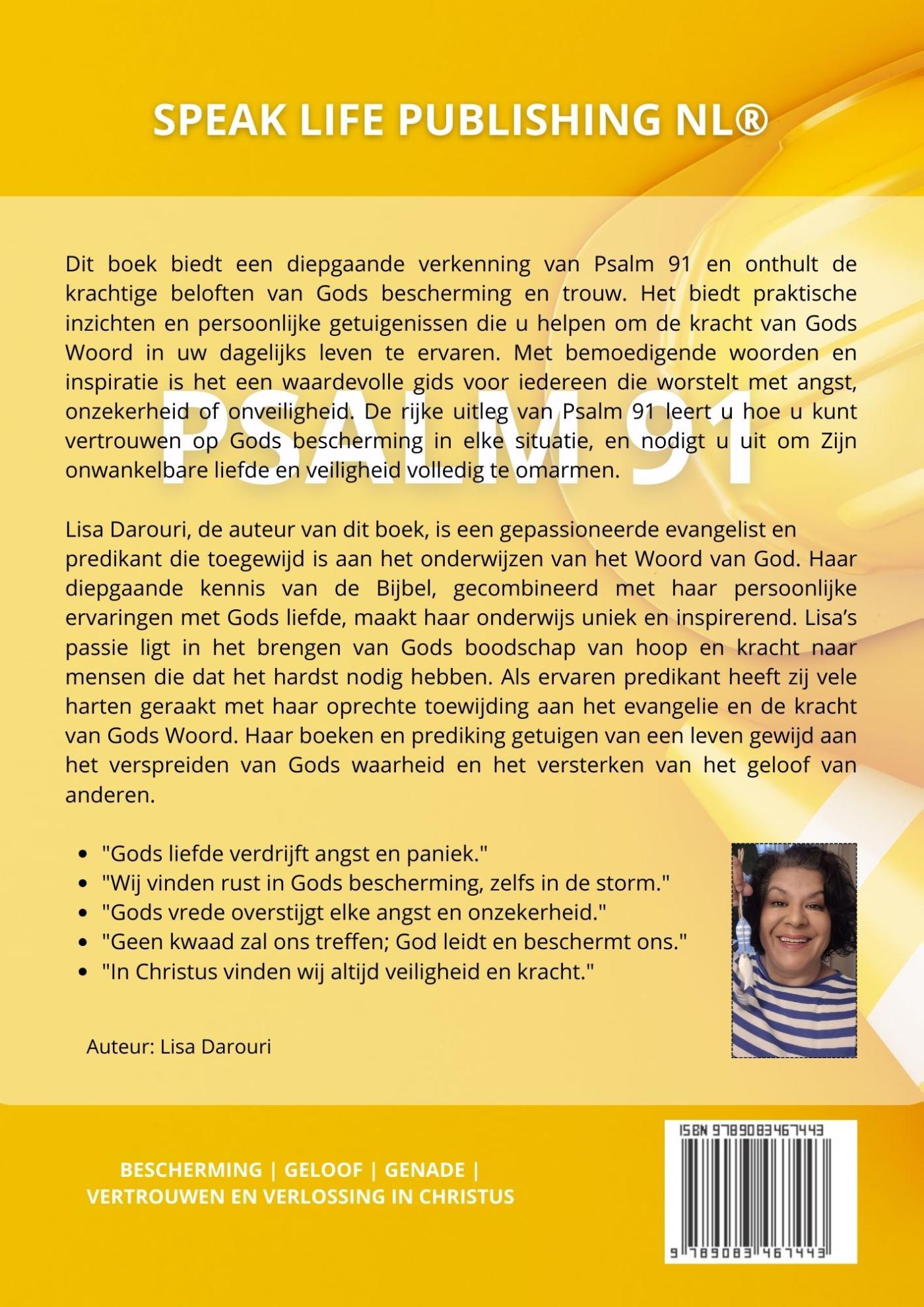 Achterkant van PSALM 91