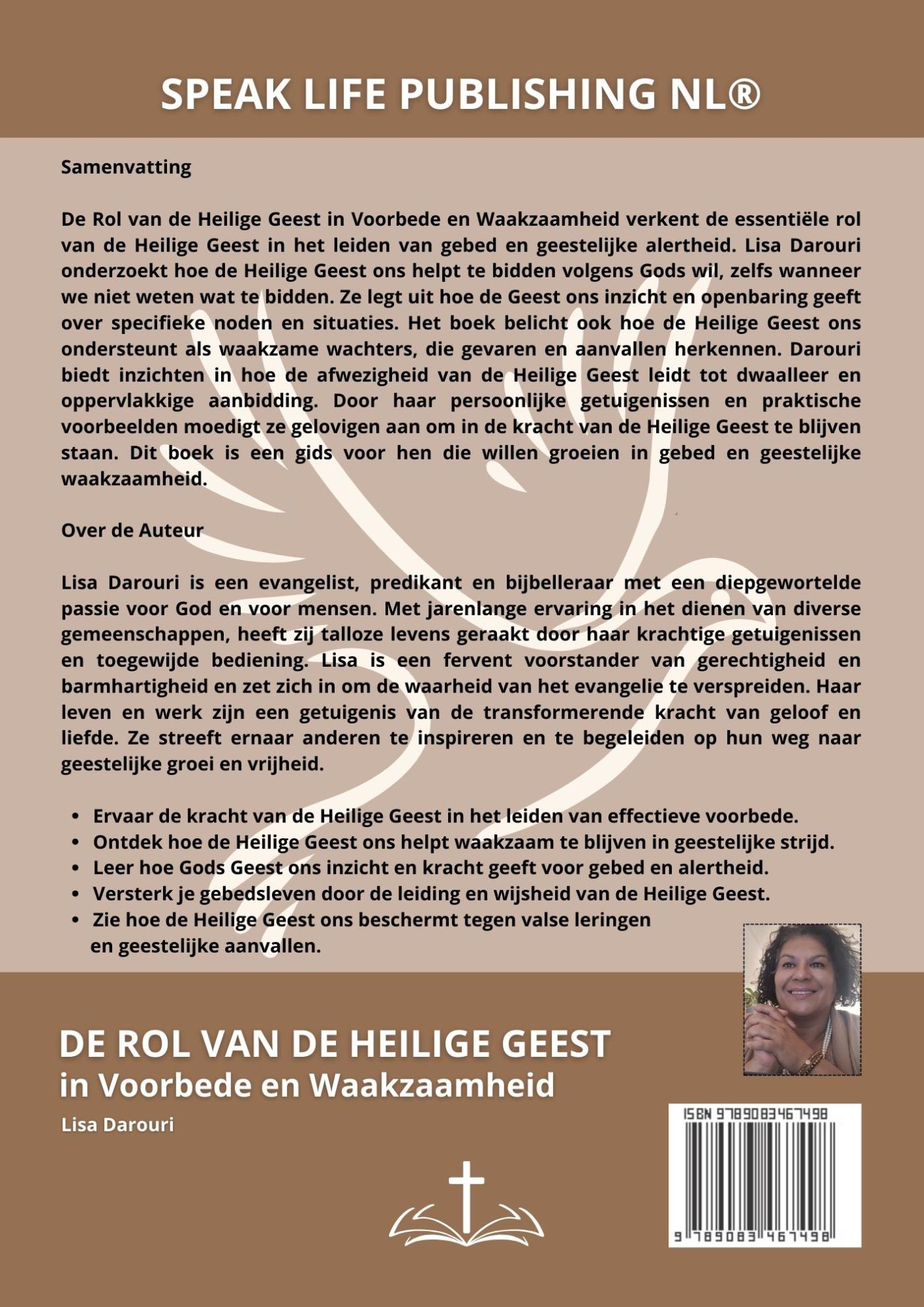 Achterkant van De rol van de Heilige Geest