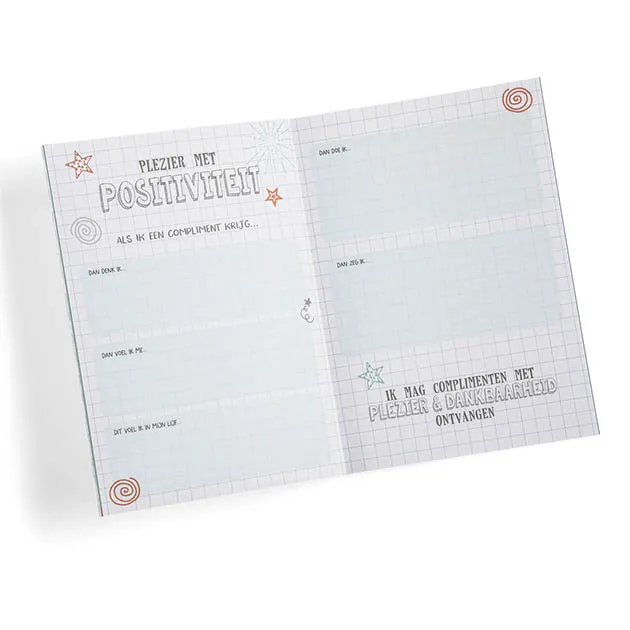 Achterkant van Mijn boek vol complimenten