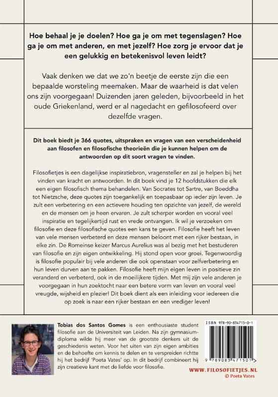 Achterkant van Filosofietjes