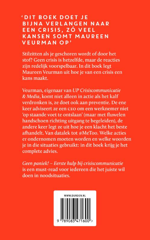 Achterkant van Geen paniek! AI