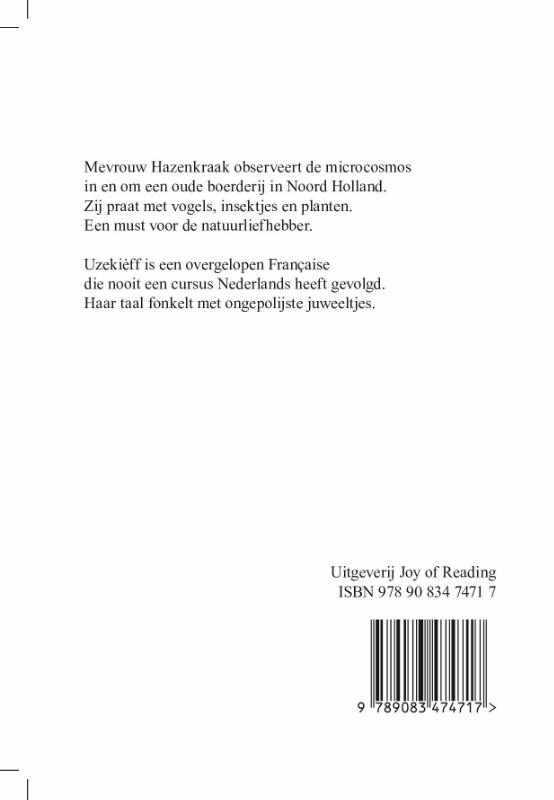 Achterkant van Mevrouw Hazenkraak
