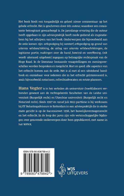 Achterkant van Het Nederlandse Erfrecht
