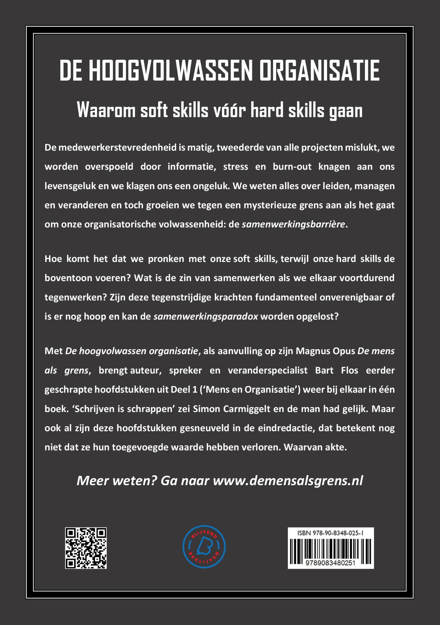 Achterkant van De hoogvolwassen organisatie