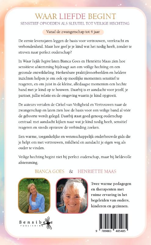 Achterkant van Waar liefde begint