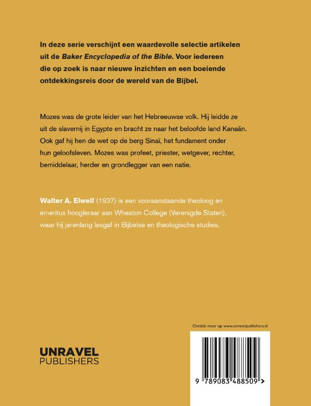 Achterkant van Mozes de grote leider