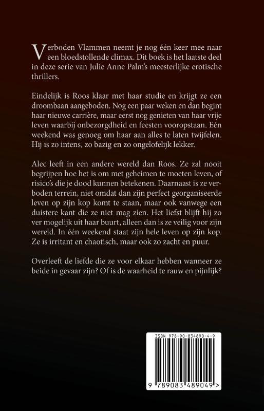 Achterkant van Verboden vlammen