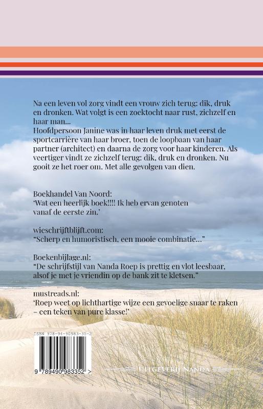 Achterkant van Dik, druk en dronken