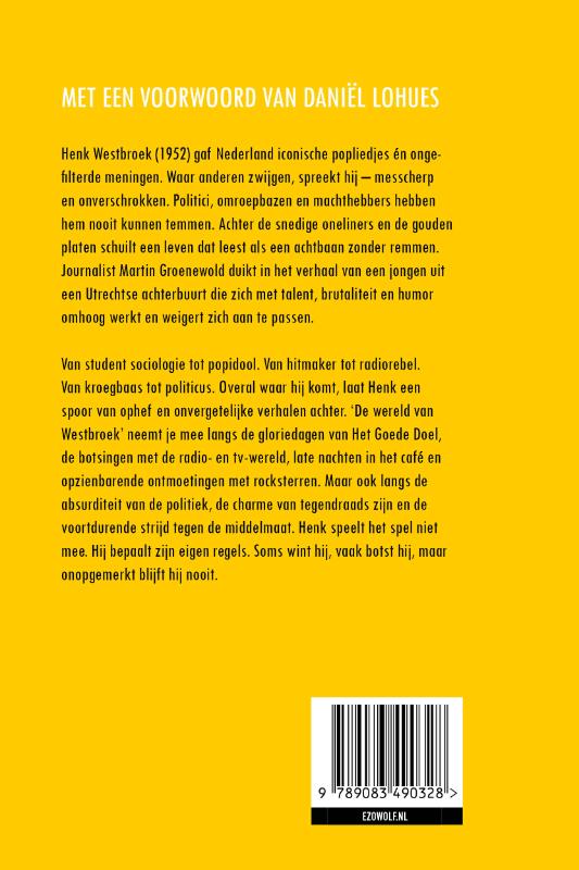 Achterkant van De wereld van Westbroek