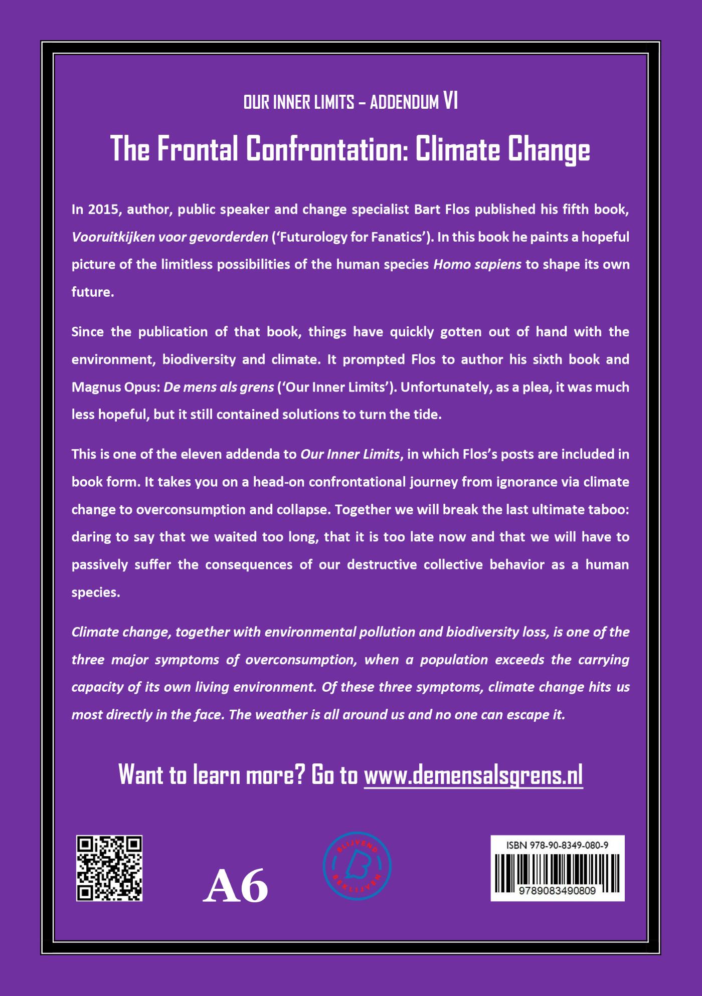 Achterkant van The Frontal Confrontation: Climate Change