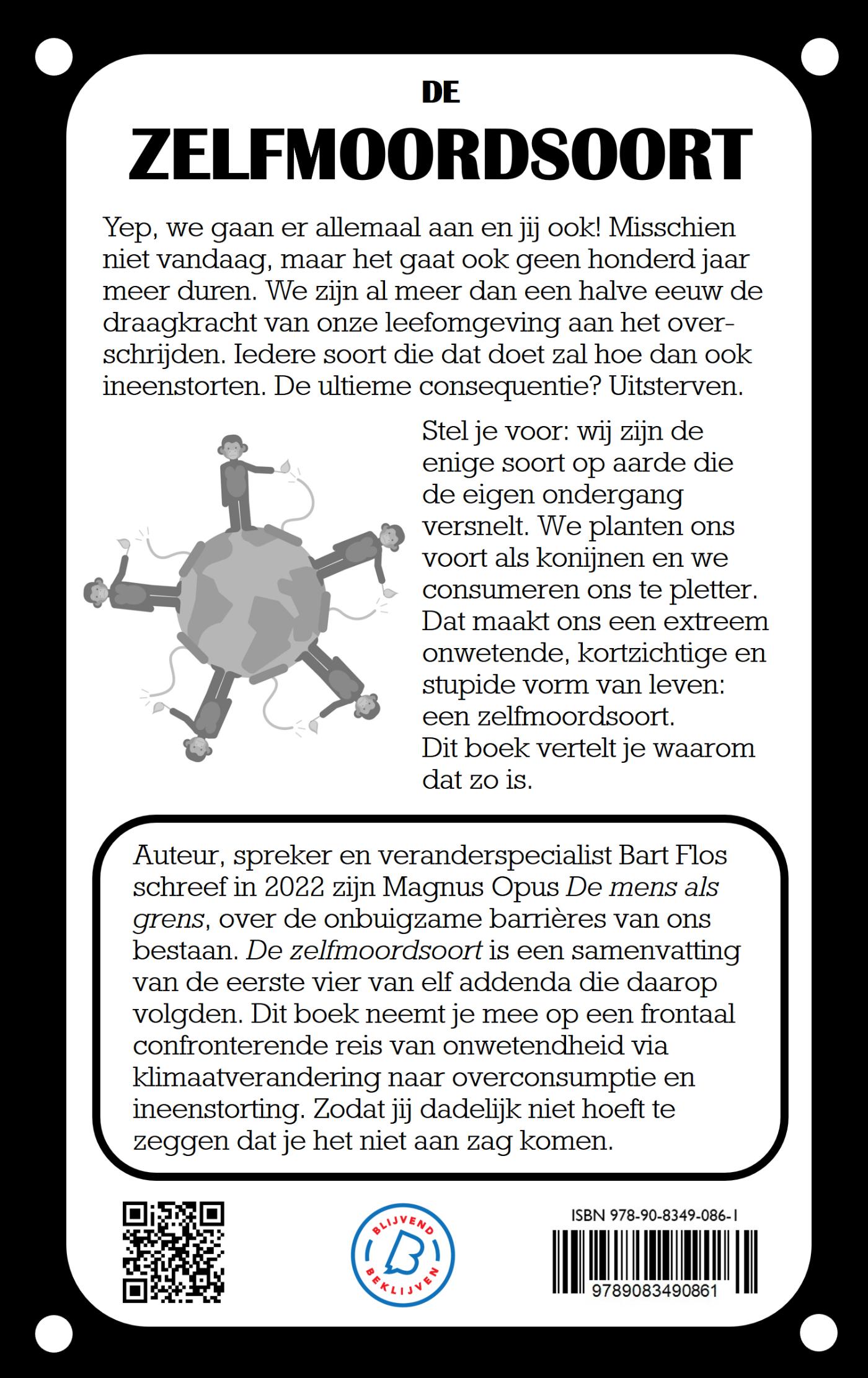 Achterkant van De zelfmoordsoort