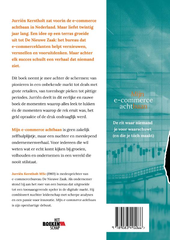 Achterkant van Mijn e-commerce achtbaan
