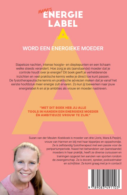 Achterkant van Energielabel A - Word een energieke moeder