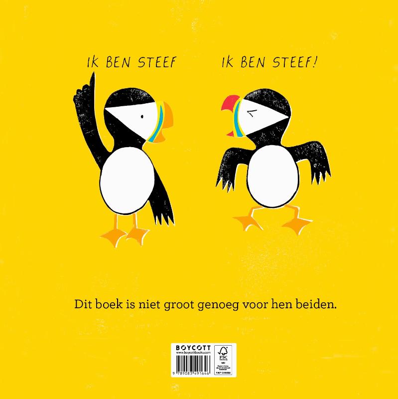Achterkant van Ik ben Steef