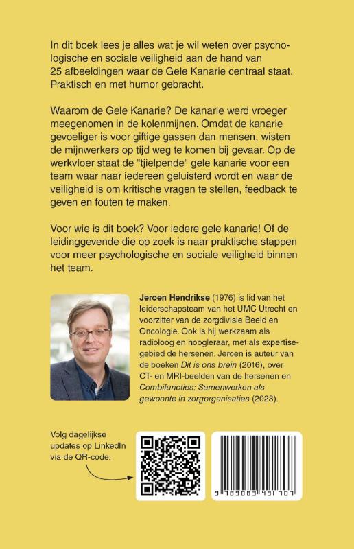 Achterkant van De gele kanarie