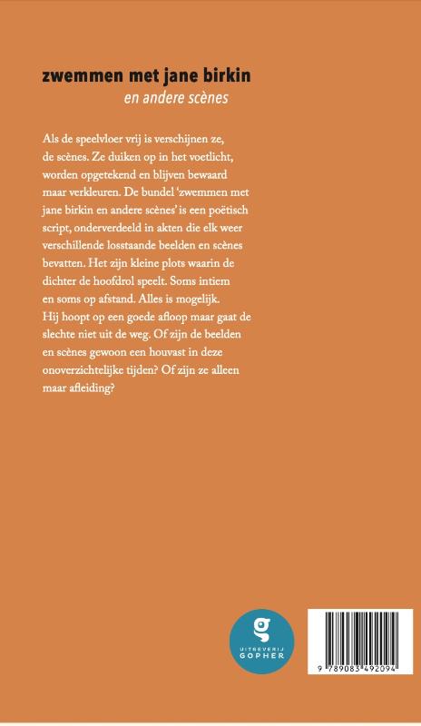 Achterkant van Zwemmen met Jane Birkin en andere scènes