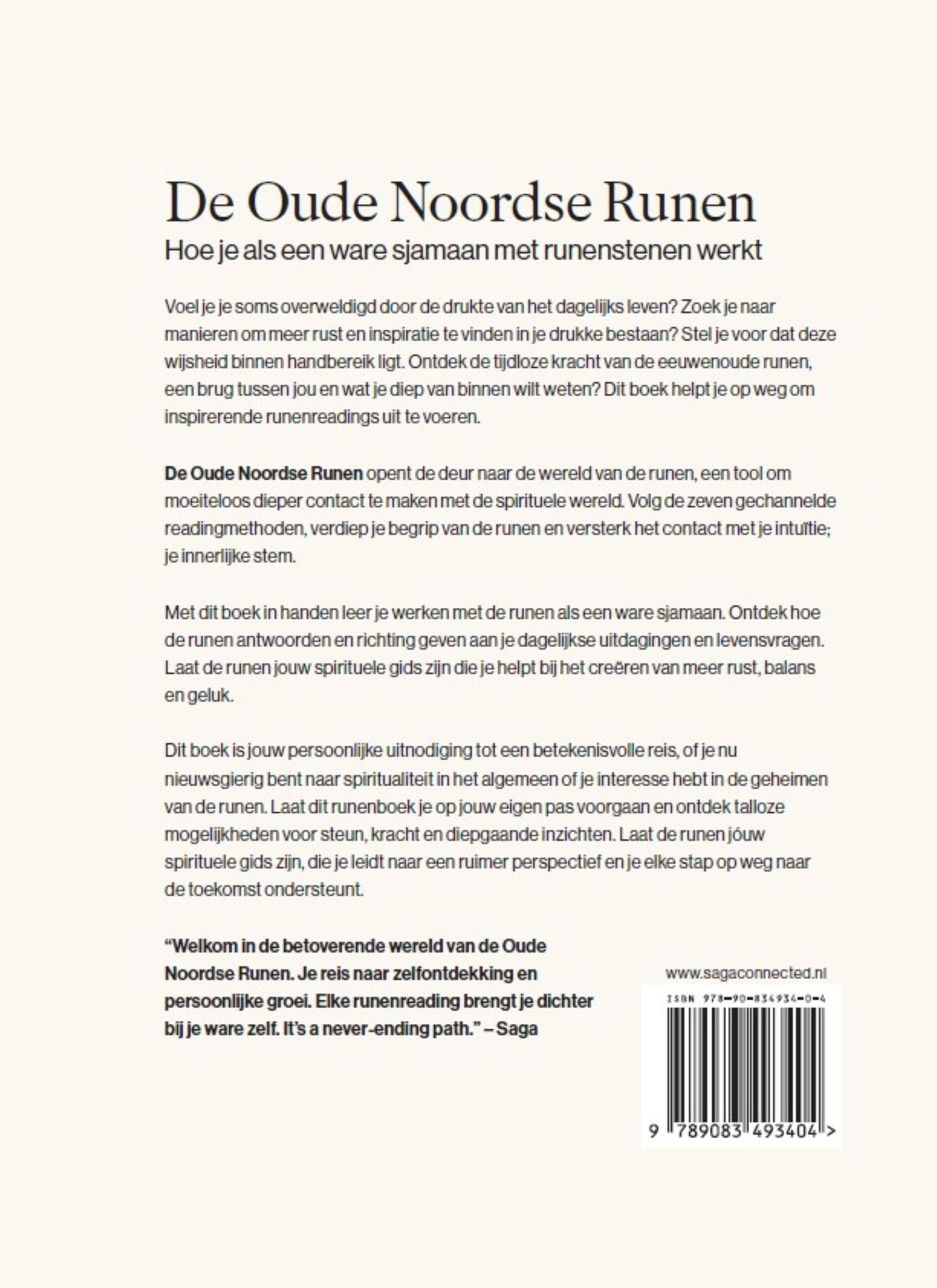 Achterkant van De Oude Noordse runen