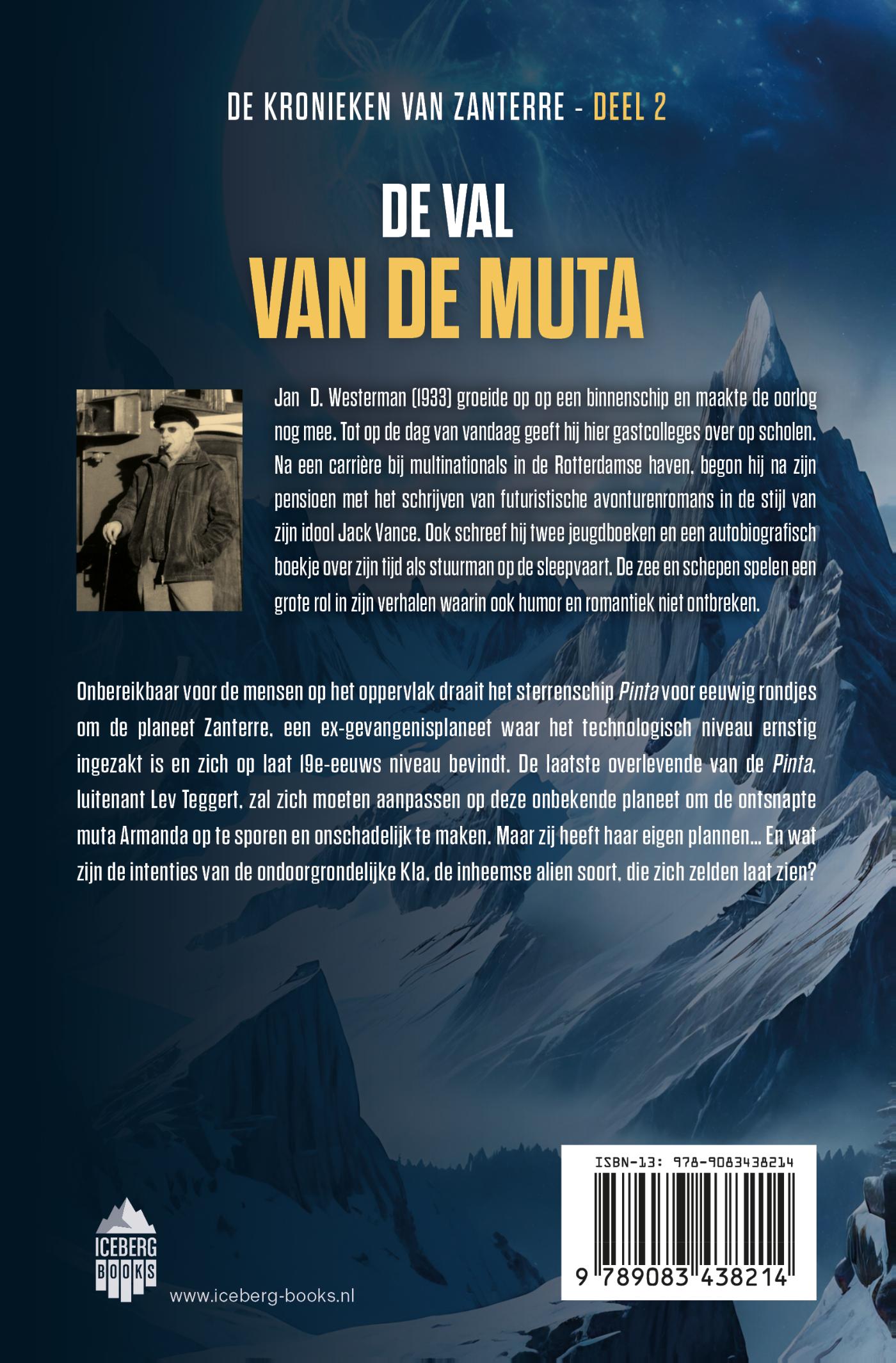 Achterkant van De val van de muta