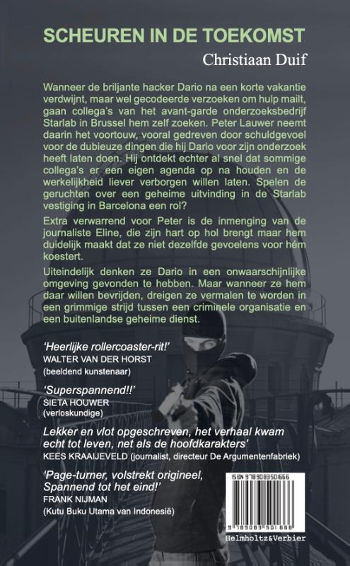 Achterkant van Scheuren in de toekomst