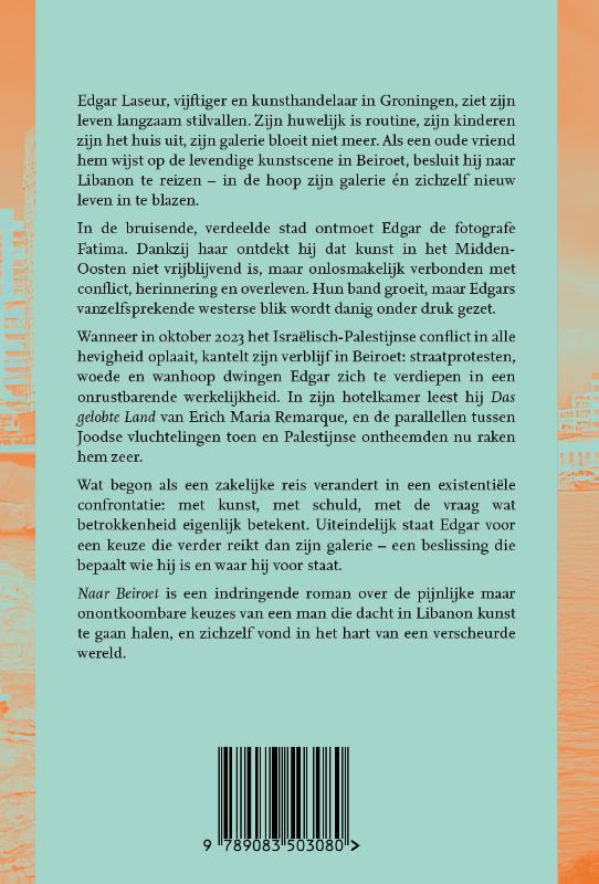 Achterkant van Naar Beiroet
