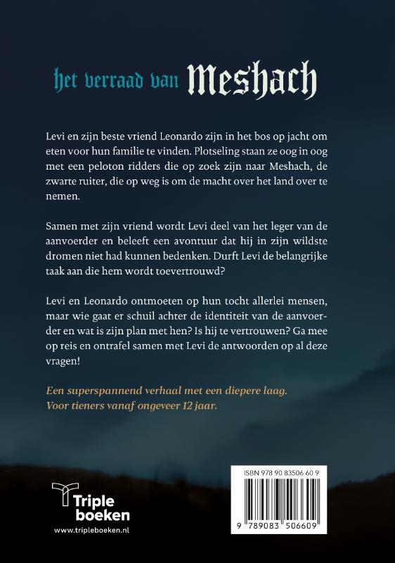 Achterkant van Het verraad van Meshach