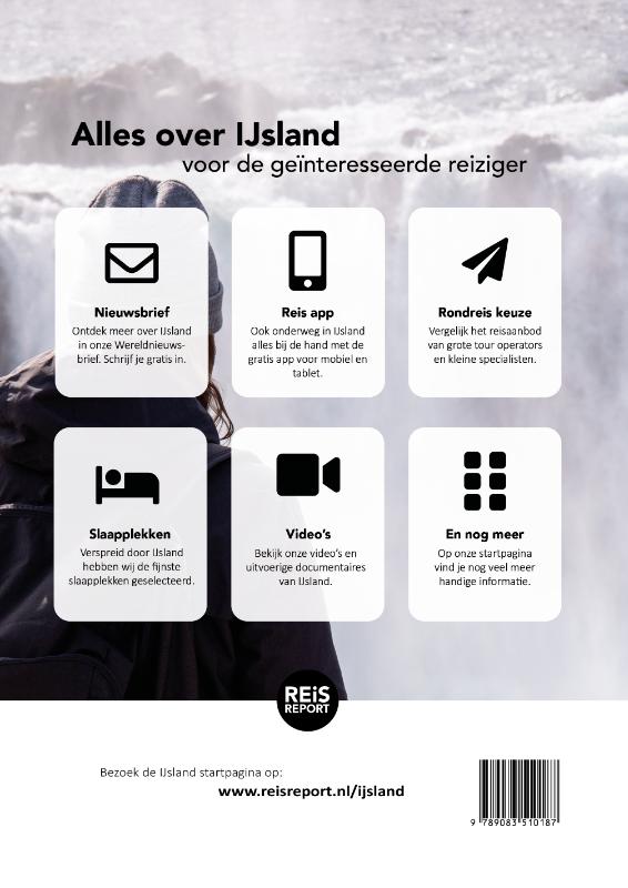 Achterkant van IJsland reisgids magazine 2026