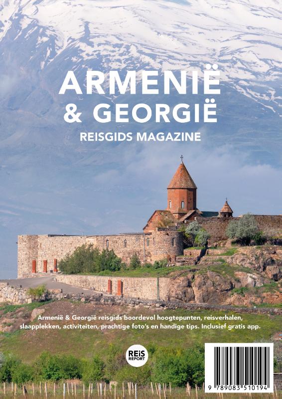 Achterkant van Georgië & Armenië reisgids magazine