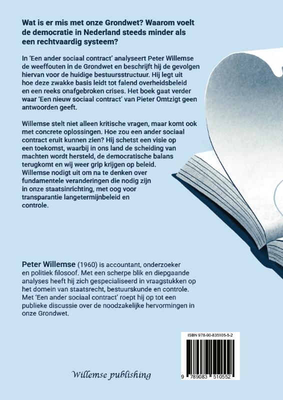 Achterkant van Een ander sociaal contract