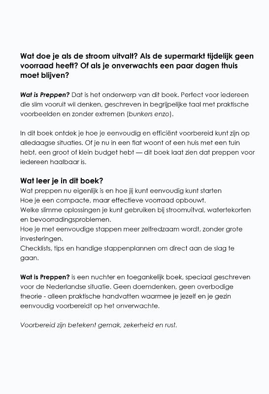 Achterkant van Wat is Preppen