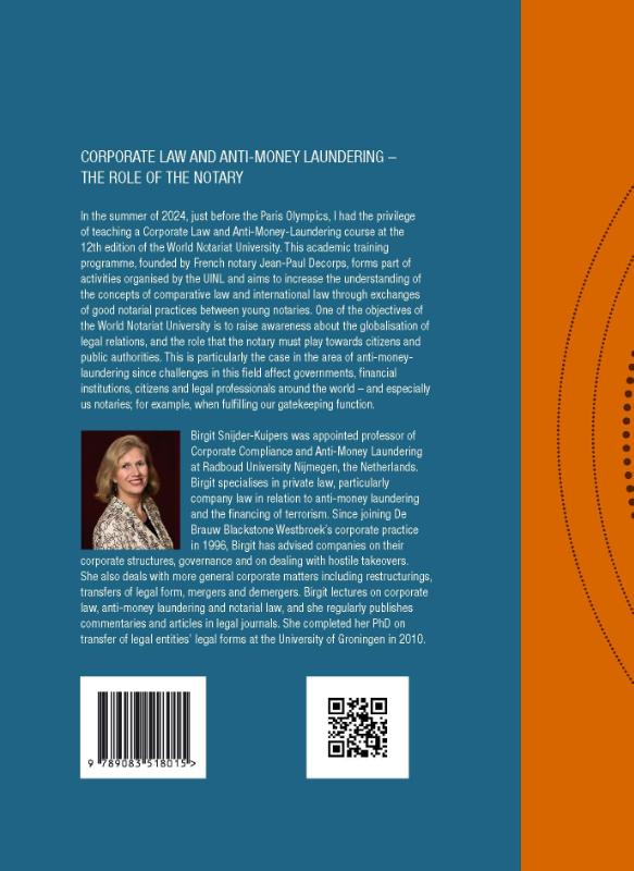 Achterkant van Corporate Law and Anti-Money Laundering
