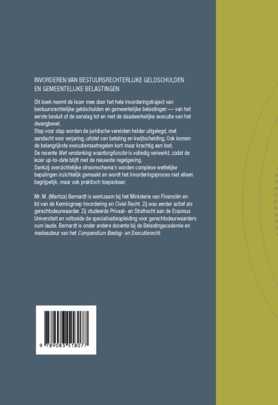 Achterkant van Invorderen van bestuursrechtelijke geldschulden en gemeentelijke belastingen