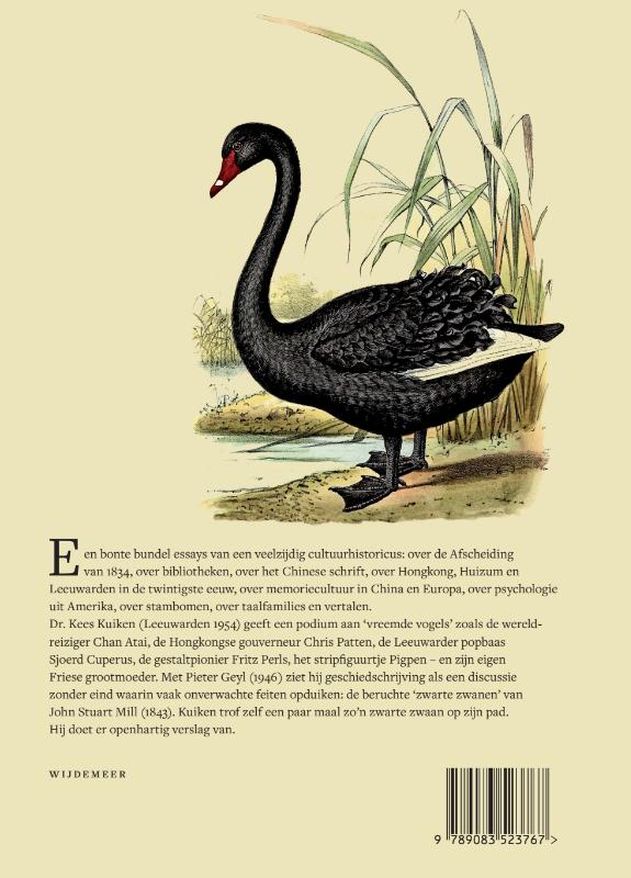 Achterkant van Vreemde vogels & zwarte zwanen