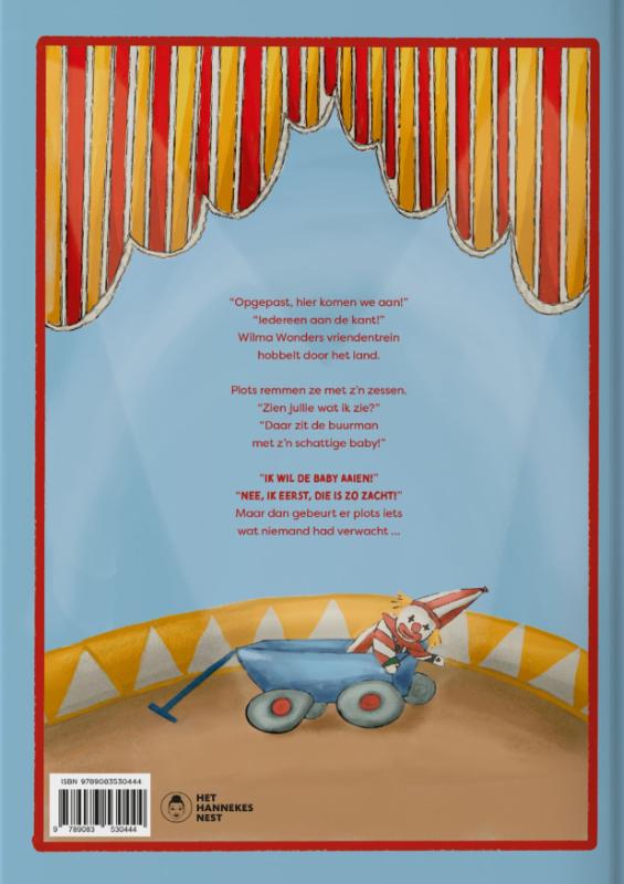 Achterkant van Wilma Wonder en de circusbaby