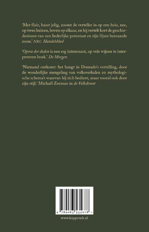 Achterkant van Opera der doden