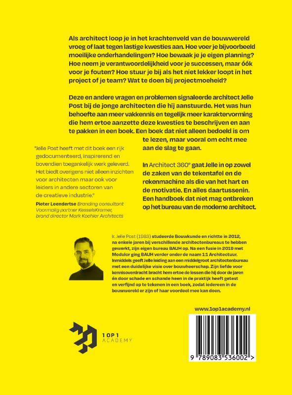 Achterkant van Architect 360º