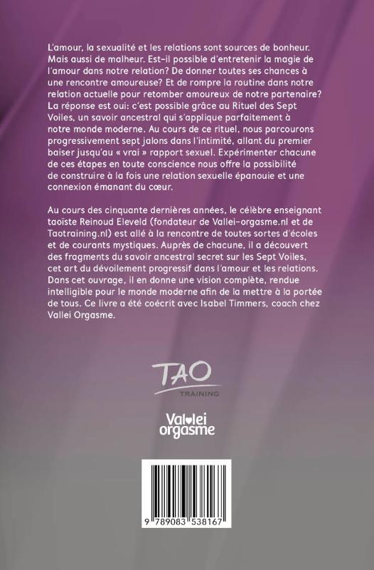 Achterkant van Les Sept Voiles décryptés