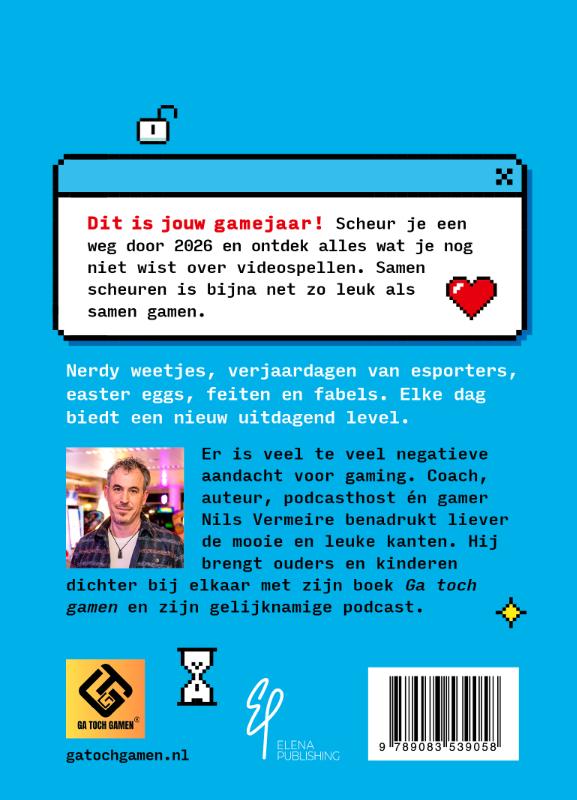 Achterkant van Ga toch gamen