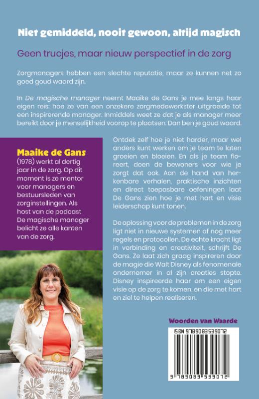 Achterkant van De magische manager
